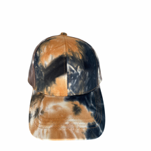 Load image into Gallery viewer, TIE- DYE UNISEX BROWN-BASEBALL CAP