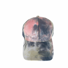 Load image into Gallery viewer, TIE- DYE UNISEX PINK BASEBALL CAP
